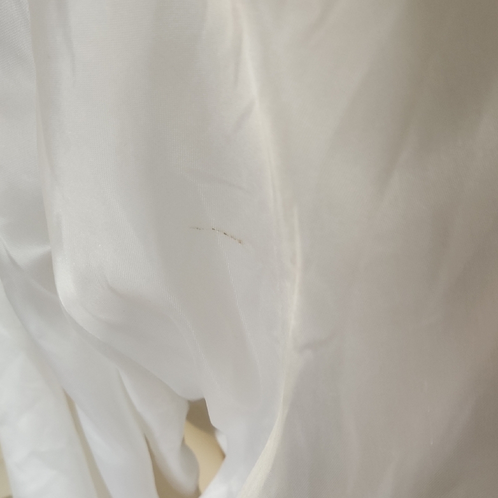 Vintage Satin 80/90s Corvette Club Of America White Satin Bomber Jacket - Picture 8 of 12